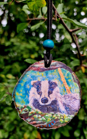 Decorative Wood Totem Pendant - Tree of Life - Brock