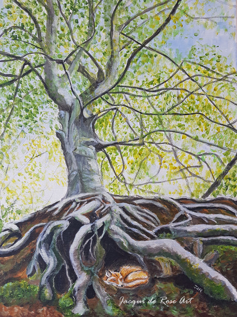 Card - 7 x 5" - A - Tree, Whatstandwell Beech