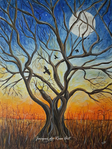 Card - 7 x 5" - A - Tree, Winter Dawn