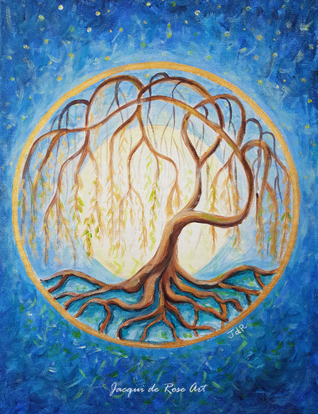 Limited Edition - Signed - Giclee Print  - A - Tree of Life - Willow tree