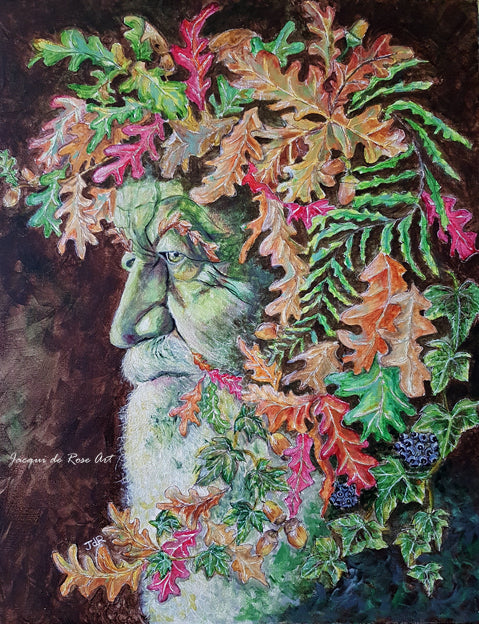 Card - 7 x 5" - A - Portrait, Oak King