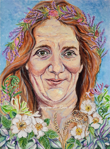 Card - 7 x 5" - A - Portrait, Rosa - The Mother