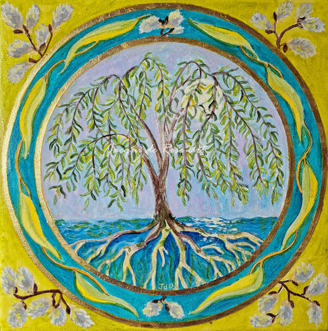 2023 Tree of Life - Willow - Open Edition Fine Art Print  8" x 8"