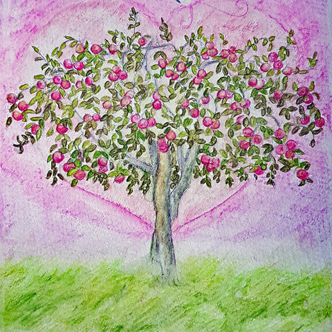 6" x 6" - The Apple Tree