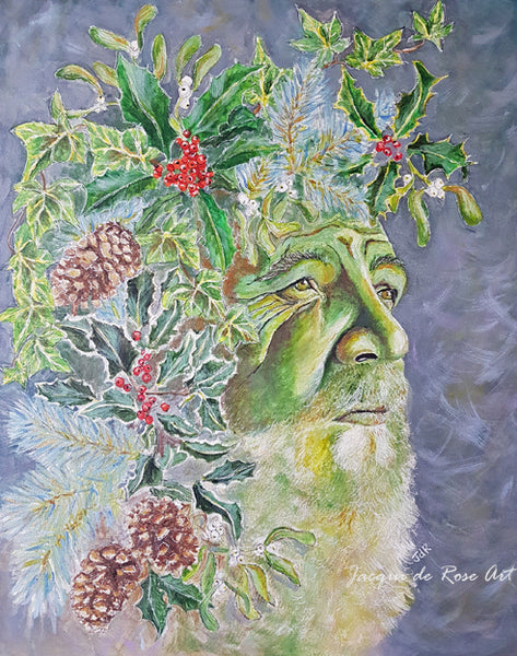 Limited Edition - Signed - Giclee Print  - A - The Holly King