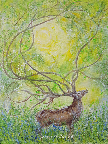 Limited Edition - Signed - Giclee Print  - Totem Animals - Deer Spirit
