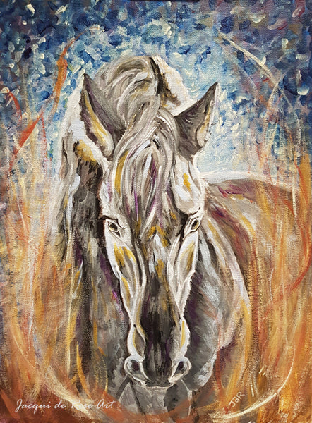 Limited Edition - Signed - Giclee Print  - Totem Animals - Horse - Strength