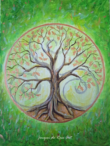 Card - 7 x 5" - A - Tree of Life - Oak